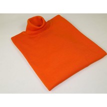 Men PRINCELY Turtle neck Sweater From Turkey Merino Wool 1011-80 Orange image 2