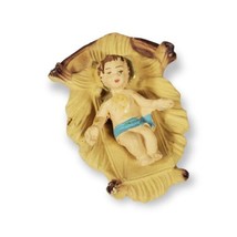 Vintage BABY JESUS Christmas Nativity Chalkware Plaster Figurine Removable - £15.49 GBP