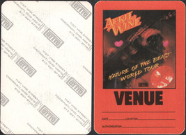 April Wine 1981 OTTO Cloth Venue Nature of the Beast World Tour Backstage Pass - $6.80