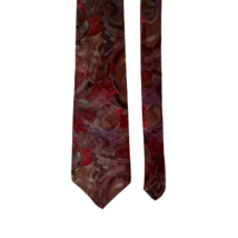 Geoffrey Beene Men&#39;s Vintage Silk Tie Abstract 56 in L x 4 in W Multicolor - $7.92
