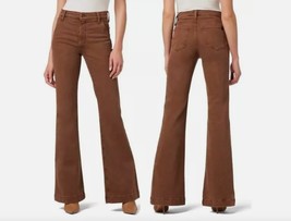 Joe&#39;s Jeans The Molly High Rise Flare Trouser Jeans Pants | Sz 29, Walnu... - £48.92 GBP