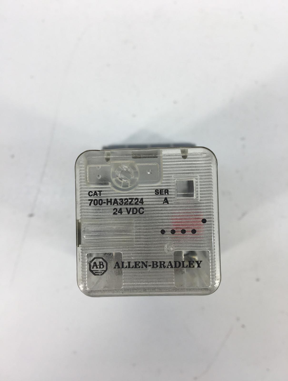 Allen-Bradley 700-HA32Z24 SER.A Relay, 24VDC 10Amp W/Socket  - $8.75