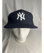 New York Yankees Hat Baseball Cap Fitted 7 1/2 New Era 59fifty Navy MLB - £11.70 GBP