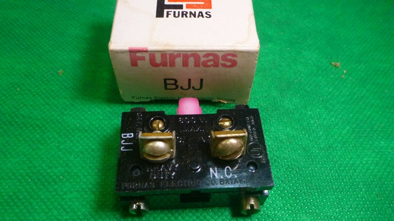 BJJ FURNAS ELECTRICAL BLOCK 600V N/C - NEW NIB - $9.74