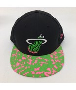 Miami Heat New Era 59Fifty Fitted 7 5/8 Green &amp; Pink Camo HWC NBA Classi... - £17.69 GBP