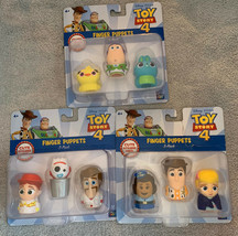 Disney Pixar Toy Story 4 Finger Puppets Complete Set of 9 Buzz-Woody-Bo-Jessie - £22.71 GBP