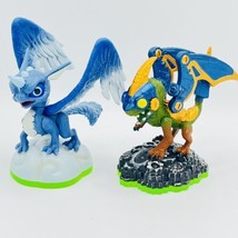 Skylanders Spyro&#39;s Adventure Lot of 2 Figures Whirlwind &amp; Drobot Pair 84187888 - £7.52 GBP