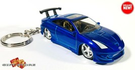 Rare Key Chain Blue Toyota Celica Gt Japan Sport Car New Custom Limited Edition - £53.36 GBP