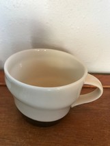 Starbucks Cream &amp; Bronze Luster Glass Ceramic Coffee Mug Cup – 3 and 3/8th’s inc - £11.71 GBP