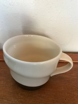 Starbucks Cream &amp; Bronze Luster Glass Ceramic Coffee Mug Cup – 3 and 3/8th’s inc - $14.89