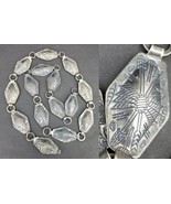 antique vintage silver concho belt southwest Navajo 31&quot; 90g ARROWS TOMAHAWK - $4,702.90 MXN
