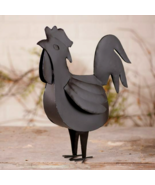 Rooster  sculpture in Black Tin - £23.82 GBP