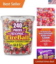 Atomic Fireball Jawbreakers , Cinnamon Flavor Individually Wrapped Candy... - $84.36