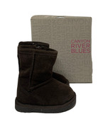 NEW Baby Girls Canyon River Blues Alexa Brown Faux Suede Sherpa Warm Boo... - $24.74