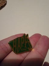 Happs CDE Horse Head Shape Enamel Pin Equine Pinback Lapel Vintage - $13.02