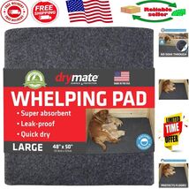 Customizable 48&quot; x 50&quot; Whelping Box Liner Mat - Machine Washable &amp; Absor... - $1,105.91 MXN