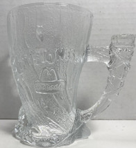 Flinstones RocDonalds Clear Embossed Mammoth Mug 1993 McDonalds - $11.87