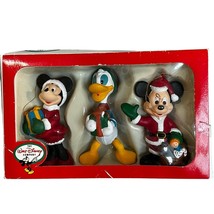 Disney&#39;s Minnie Mickey Donald Kurt S. Adler New Christmas Ornaments Set - $19.20