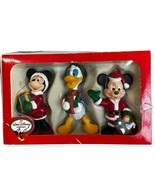 Disney&#39;s Minnie Mickey Donald Kurt S. Adler New Christmas Ornaments Set - $26.14 CAD