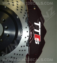 Audi TTS Logo Premium Cast Brake Caliper Decals Kit Stickers TT S-line Q... - £8.65 GBP