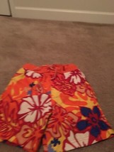 1 Pc Sand N Sun Boys Floral Swim Shorts Trunks w Mesh Lining Size 7  - $23.28