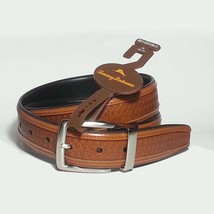 Tommy Bahama Men Leather Brown Black Reversible Belt Size S (30-32) NWT $68 - £25.87 GBP