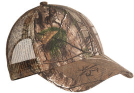 Mens Mesh Back Camo Hat Realtree Xtra Edge Mossy Oak Mid Structured Cap NEW! - £10.97 GBP