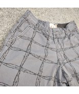 Vintage OP Ocean Pacific Shorts Men 32 Gray Barb Wire Wide Leg Y2k Skate... - £17.46 GBP