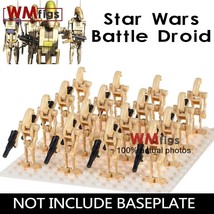 16pcs Battle Droid Dirty Army Star Wars Episode 1 The Phantom Menace Minifigures - £11.18 GBP