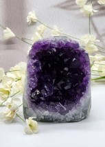 Natural Amethyst Geode Cluster, Polished Sides, Uruguay Deep Purple Amethyst  - £70.25 GBP