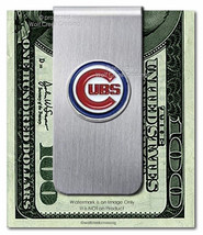 Chicago Cubs Stainless-Steel Money Clip Baseball Sports Game HOT! FREE SHIP - £16.99 GBP