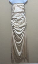 LITTLE WHITE DRESS BY SUZY Strapless MAXI SZ 14 NEW - £109.19 GBP