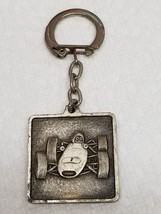 Racing Car Keychain Clark&#39;s Chewing Gum French 1960s Metal - £9.67 GBP