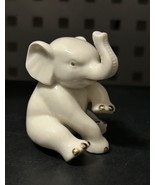 Lenox ELEPHANT FIGURINE Trunk Up 24K Gold Accents Porcelain 2.75” - €17,22 EUR