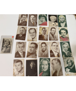 Vintage Lot Of 21 Arcade Trading B&amp;W Cards Hollywood Actresses Movie Stars - $38.66 CAD