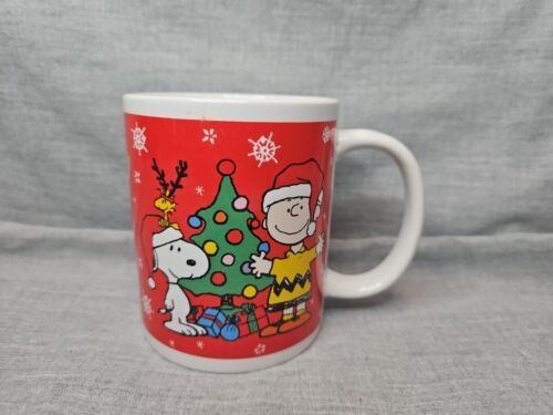 Galerie Peanuts Snoopy Christmas Mug, Red, 10 Fl Oz Microwave Safe - $10.44