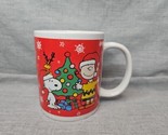 Galerie Peanuts Snoopy Christmas Mug, Red, 10 Fl Oz Microwave Safe - £8.21 GBP