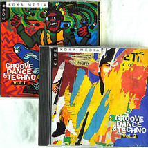 Dance Groove Techno STOCK Música 2 CD LOT V1 + 2 KOKO Media Production library - £18.12 GBP