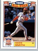1989 Topps Glossy All Stars 16 Ozzie Smith  St. Louis Cardinals - £1.37 GBP