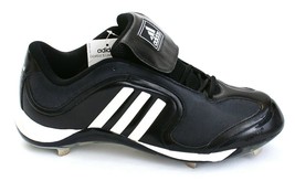 Adidas Excelsior 6 Low Black &amp; White Metal Baseball Softball Cleats Mens NEW - £47.95 GBP