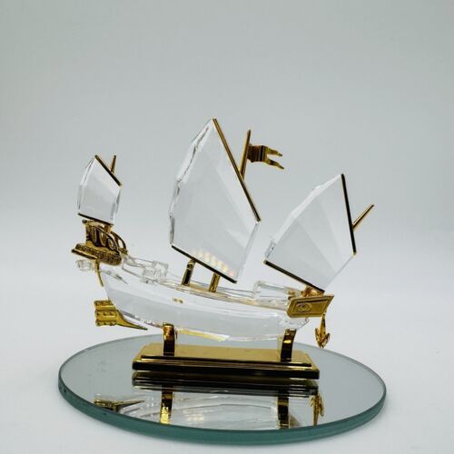 Swarovski Crystal figurine Chinese Gold Junk Journeys 272708 - £103.00 GBP
