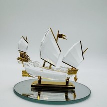 Swarovski Crystal figurine Chinese Gold Junk Journeys 272708 - $130.90