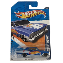 Hot Wheels HW Racing &#39;66 Blue Chevy Nova Diecast - £7.94 GBP