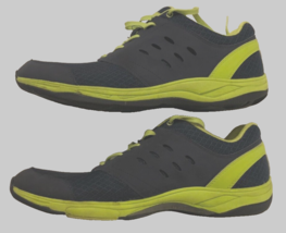 $35 Vionic Orthaheel Contest Men&#39;s Shoes 2015 Black Lime Green Tech Runn... - £30.95 GBP