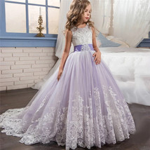 Girls Christmas Dress For Kids Wedding Evening Party Bridesmaid Long Dre... - £54.91 GBP+