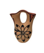 Vintage Native American Wedding Vase Jemez Handmade 5” Traditional Desig... - £26.65 GBP