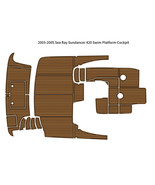 2003-2005 Sea Ray Sundancer 420 Swim Platform Cockpit Pad Boat EVA Teak ... - $2,199.00