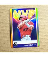 2019 Donruss Optic Mike Trout GOLD PRIZM 07/10 MVP Angels •IMPERFECTIONS• - €68,80 EUR