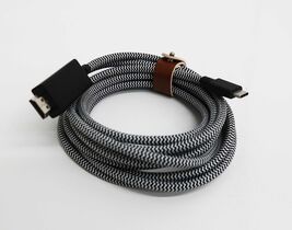 Native Union USB C to HDMI 4K Video Cable Adapter 10ft - Zebra image 2