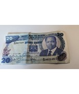 Daniel Toroittich arap moi Kenya 20 Shillings 1985 Banknote Kenyan  Pape... - £13.34 GBP